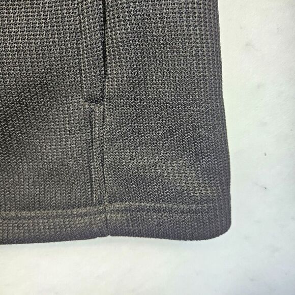 NEW Charles River Fleece‎ Lined Heritage Rib Knit Jacket Zip Logo Black Mens M - Picture 6 of 11